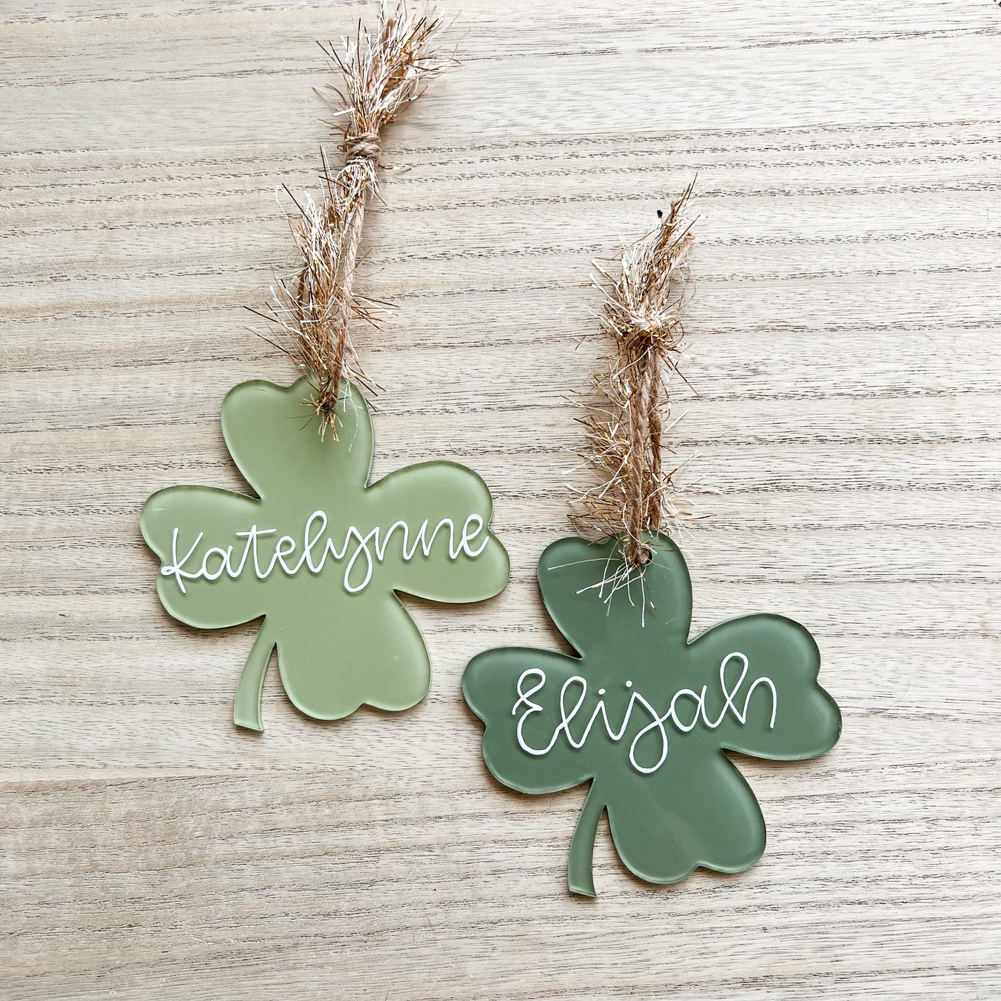 My First St Patrick's Day Tag - Acrylic