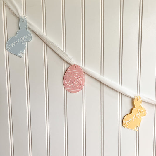 Easter Garland / Banner - 9 Tags Only